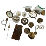 Assortment of French Brass Clock Movements