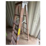 Louisville Ladder Late 20th C 5 Foot Step Ladder