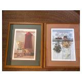 Hendricks Signed Still Life Prints Pair