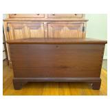American Dovetailed Blanket Chest with Glove Box