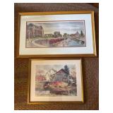 Fuller, Lionel | Two Framed Decorative Prints