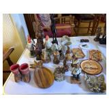 Group of Folk Art and Advertising Pottery