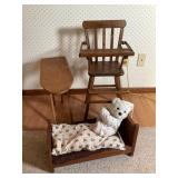 Furniture, Plush Bear, High Chair, c. 1980s