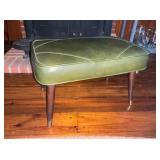 Babcock Phillips, MCM Green Vinyl Footstool, 1960