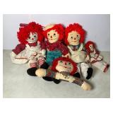 Gruelle Raggedy Ann & Andy 5-Doll Collection