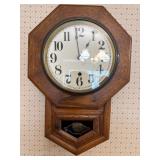 New Haven Clock Co. Short Drop Regulator, c. 1900