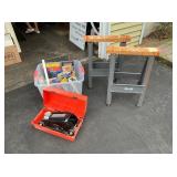 Hirsh Sawhorses and Sears Hydraulic Floor Jack