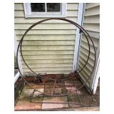 Circular Log Rack | Craftsman, Worx Lawn Tool Lot