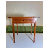 Cherry Shaker Style One Drawer End Table