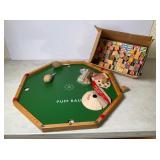 Hill Puff Ball, Skee Ball, Blocks, c. 1960s