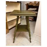 American Oak Spindle-Turned Parlor Table, 1890