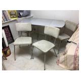 Mid-Century Modern Chrome Dinette Set, 1950s