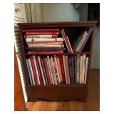 Wooden Bookshelf with Craft and Decor Books