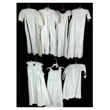 Seven Vintage Christening Dresses & Slips