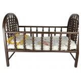 Antique Doll Bed & Bedding