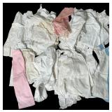 Large Lot Antique & Vintage Doll Clothes & Slips