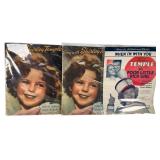 A Trio of Shirley Temple Songbooks & Sheet Music