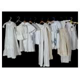Small & Medium Antique Doll Christening Dresses