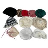 11 Gina & Assorted Medium & Large Doll Hats
