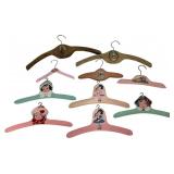 10 Vintage Wooden Nursery & Portrait Hangers