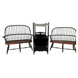 A Trio of Miniature Doll Furniture