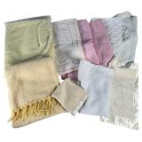 Assortment of 10 Baby Blankets & Nursery Textiles