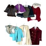 Assortment of Vintage Doll Outerwear & Coats