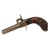 Belgian Hidden Trigger Percussion Boot Pistol