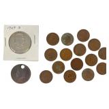 Sinnock; 1949-S Half, 1881-1907 Indian Head Cents