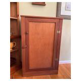 Wooden Wall Cabinet with Internal Dividers