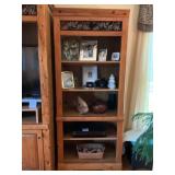 Modular Rustic Knotty Pine Wall Unit