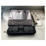 Denon Turntable and Logitech Speaker Set