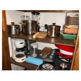 Assortment of Kitchenware and Small Appliances