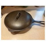Griswold Erie No. 7 Skillet with Size 8 Lid