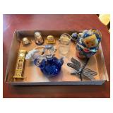 Assortment of Decorative Objects and Clocks