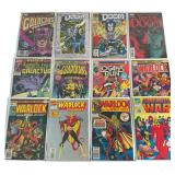 12 Warlock, Thanos & Doctor Doom Comics/Keys