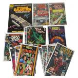 Group of Vintage Science Fiction and Rock Comics