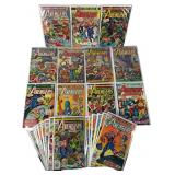 A Group of 25 Marvel Avengers Vol. 1 Comic Books
