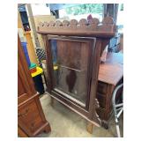 Eastlake Victorian Carved Wood Wall Mirror, 1880s
