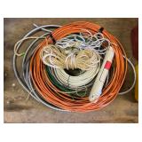An Assortment of Electrical Wire and Rope