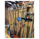 Assortment of Garden and Snow Removal Tools