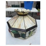 Stained Glass Shade | Fruit Motif, 20c 17.5" Wide