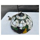 Jeweled Fruit Stained Glass Pendant Lamp Shade