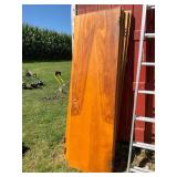 Set of Four Mid-Century Modern Wood Veneer Doors