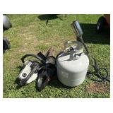 Trio of Outdoor Power Tools and Propane Torch