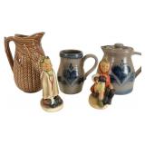 An Assortment of Vintage Ceramics and Stoneware