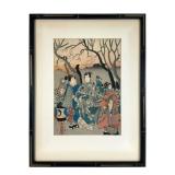 Gototei Kunisada Japanese Woodblock Print c. 1820