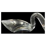Steuben Clear Crystal Swan Figurine