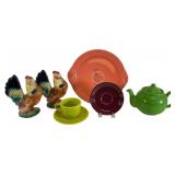 Assortment of Fiesta and Ceramic Tableware