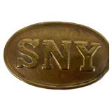 Civil War New York SNY M1839 Pattern Belt Plate